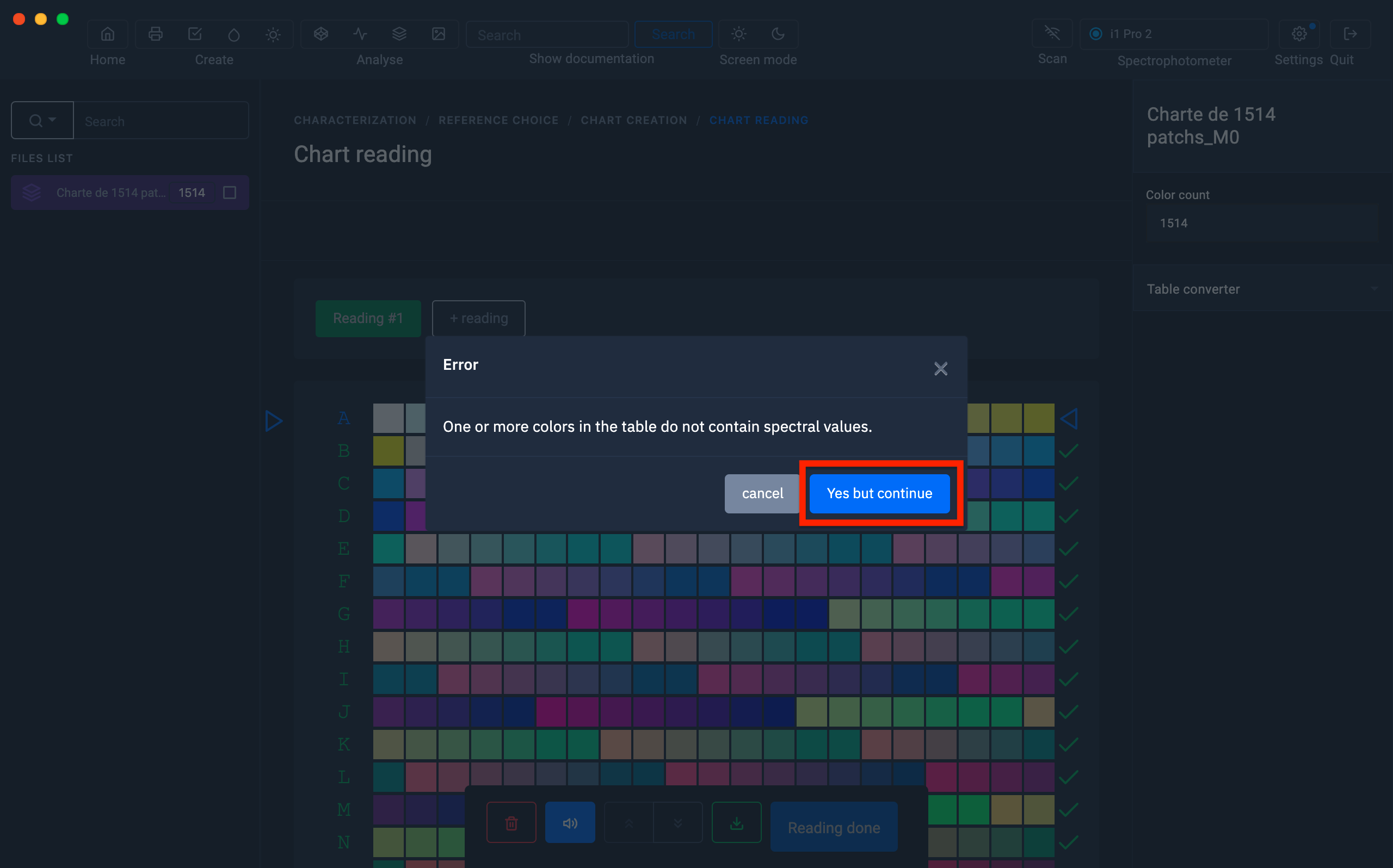 Export I1 Profiler to Coraye 10.png