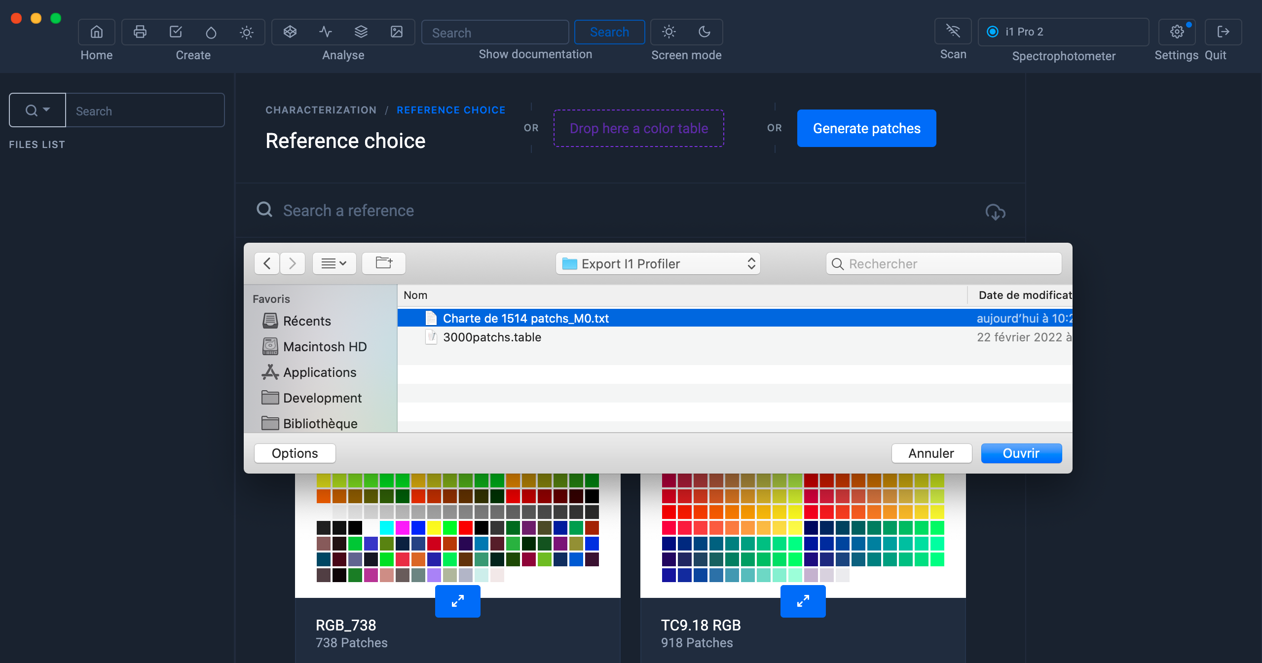 Export I1 Profiler to Coraye 4.png