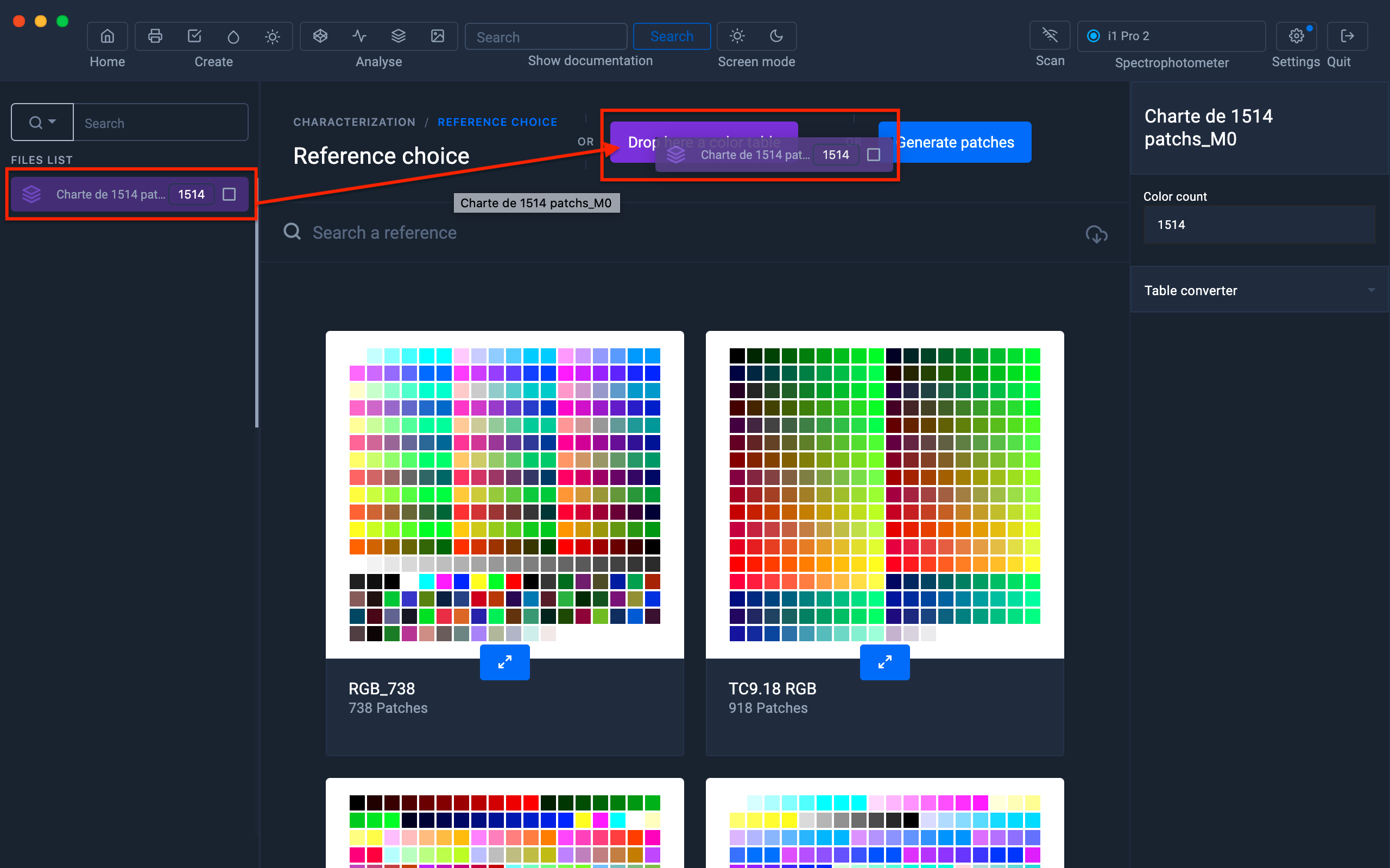 Export I1 Profiler to Coraye 5.png