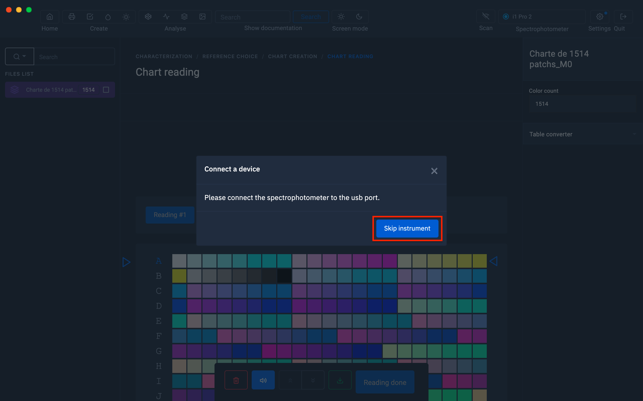 Export I1 Profiler to Coraye 7.png